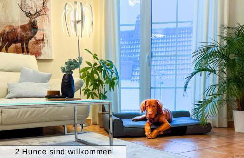 Harz-Fewo Weitsicht, modern & ruhig mit 2 Balkonen, Jura Kaffeevollautomat, Kaminofen, Gäste mit Hund willkommen - Foto 6