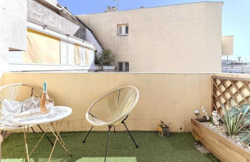 CENTRE VILLE-GRAND APPARTEMENT DE 50 M2 - COSY AVEC TERRASSE -Wifi - Foto 25