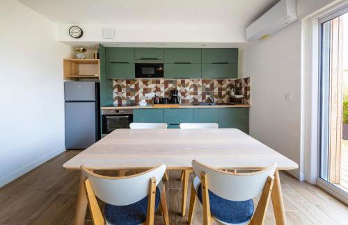 Les Amarres 6 pers Dunes et Mer Blériot plage - Foto 2