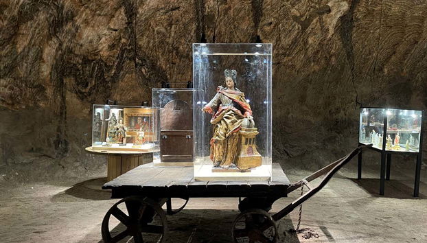 Uma das esculturas que poderemos ver