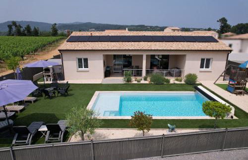 En Ardèche Villa de vacances l'Olympe climatisée avec sa piscine privée et chauffée - Foto 38