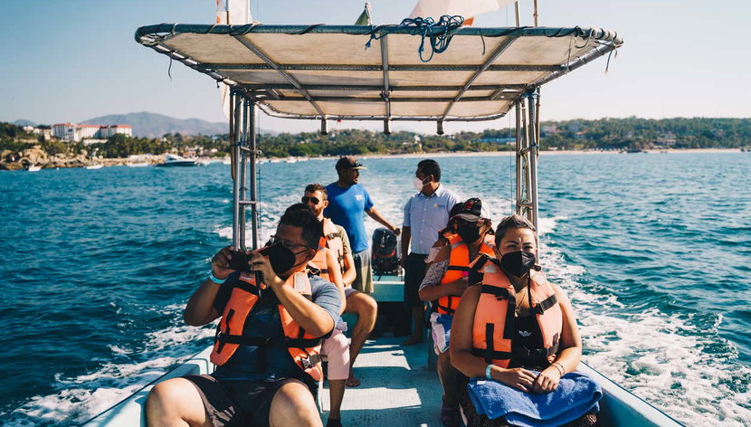 Visita guiada por Puerto Escondido - Foto 2, Trajeto de lancha em Puerto Escondido