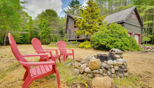 A-Frame Log Home w/ Game Room Near Lake George! - Foto 4