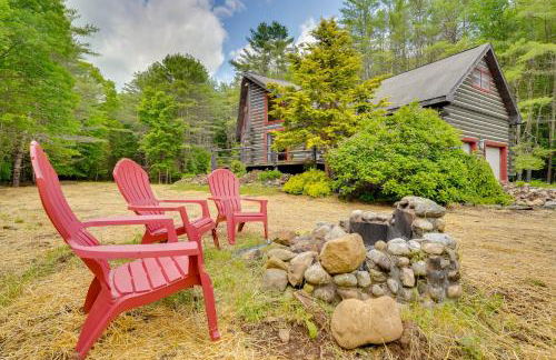 A-Frame Log Home with Game Room Near Lake George! - Foto 38