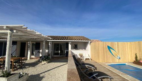 Mas des Oliviers, maison avec piscine privative et chauffée, 3 animaux acceptés LOCAMARGUE - Foto 5, sunbed
