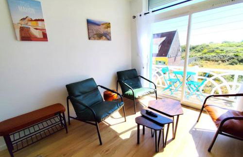 Séjour confortable, vue dunes, proche plage - Foto 9