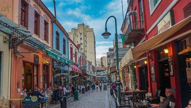 As ruas de Tessalônica