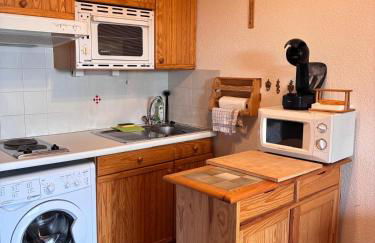 Studio cabine chaleureux à Pyrénées 2000 - WiFi et parking privé - Foto 4