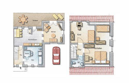 Ferienwohnungen in Wald und Flur - Wohnung Flur - Foto 23