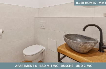 Iller Homes Memmingen - Moderne Fewos mit Terrasse für bis zu 7 Pers mit Parkplätzen - Foto 53