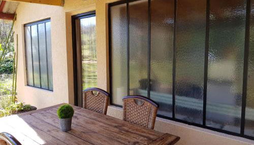 Gite L'Atelier studio de plain pieds accès piscine - Foto 2