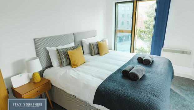 Sheffield 2nd fl City Centre Apartment - Foto 4, Habitación