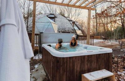 Unique Dome Home With Hot Tub & Piano, on 28 acres - Foto 41