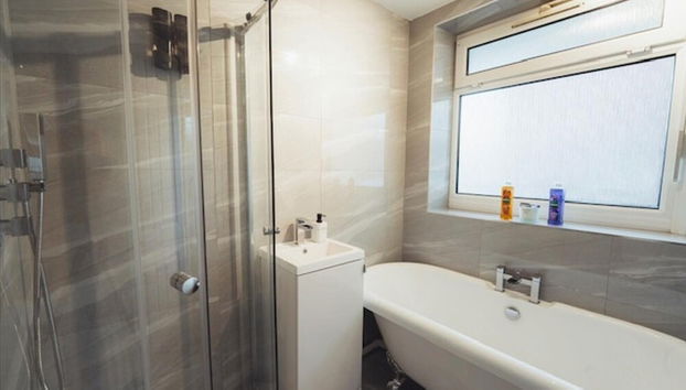 1 Bed-park View-balcony-wifi-pet Friendly - Foto 5, Baño