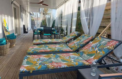 BASSIN D'ARCACHON, Maison vacances climatisée au calme, proche plage - Foto 31