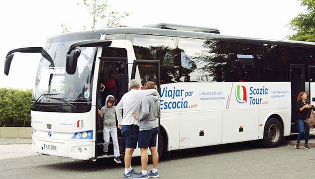 Durante il tour in Scozia