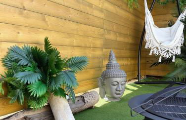 Bali room Balneo Sauna terrasse 4personnes - Foto 10