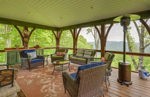 On 22 Acres! Mtn-View Cullowhee Craftsman Retreat - Foto 1