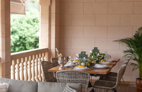 Villa Teix de Bonaire para 10, jardines y vista mar - Foto 39