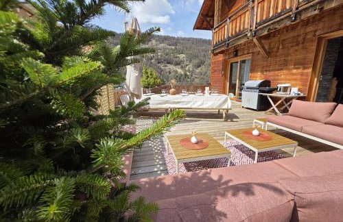 Chalet La Tanière 14 Pers - piscine chauffée et sauna - Vars Saint Marcellin - Foto 2