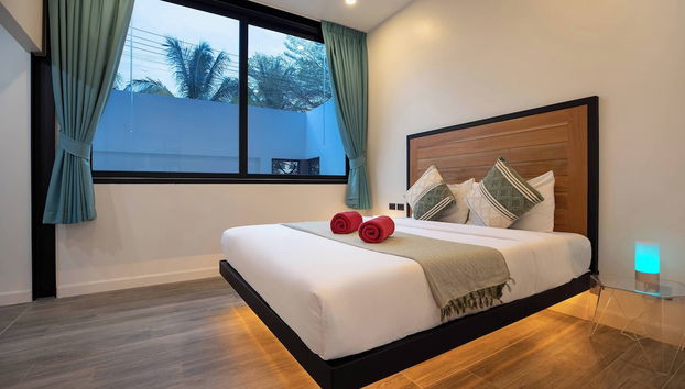 17m Oxygen Pool Villa Sunset Garden 11 - Foto 4, Habitación