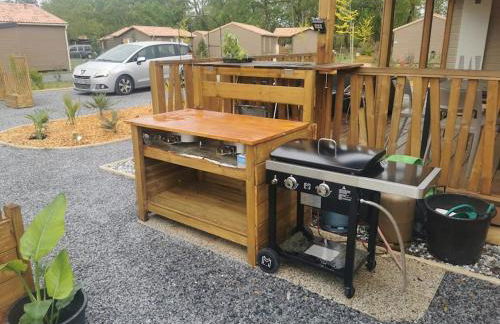 Chez Christian Chalet aux bords du lac de Peyre - Foto 16