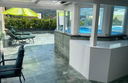 Excl Ferienwohnung im Dreiländereck D-F-CH mit beheiztem kl Pool zum Schwimmen und Massieren - Foto 13