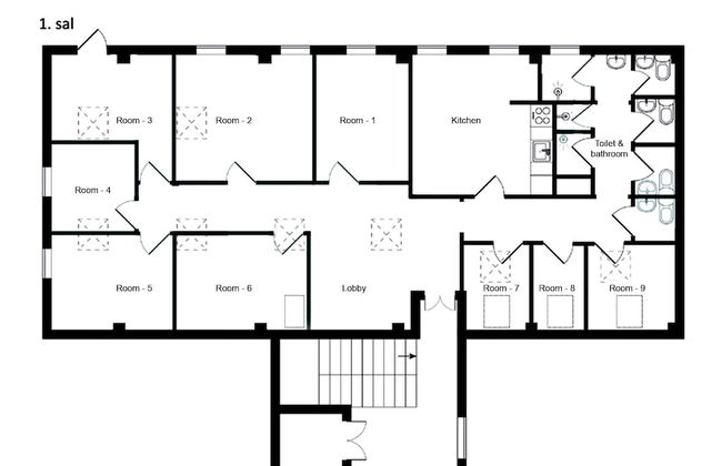 Budget Room Copenhagen - Foto 28