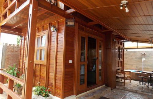 Chalé aconchegante Brotas SP + Área Rústica privativa + Ar condicionado - Foto 20