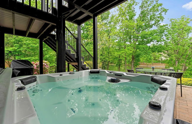 Luxury Lakefront Stay Private Dock, Indoor/outdoor Pool The Retreat - Foto 15