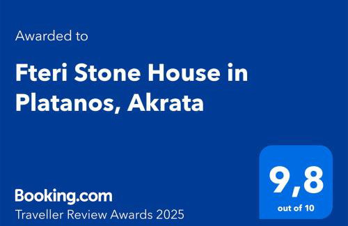 Fteri Stone House in Platanos, Akrata - Foto 9