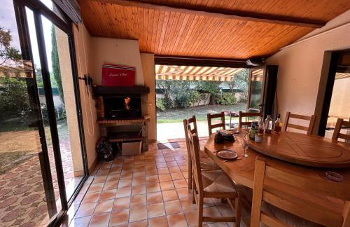 Villa avec piscine intérieur chauffée et parc privé au bord de mer à 3 minutes - Foto 9