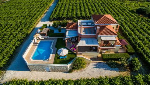 Cretan Vineyard Hill Villa Private Pool, Panoramic View, Beautiful Vineyard - Foto 2, Garden, young children
