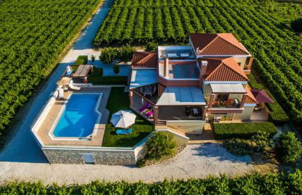 Cretan Vineyard Hill Villa Private Pool, Panoramic View, Beautiful Vineyard - Foto 2