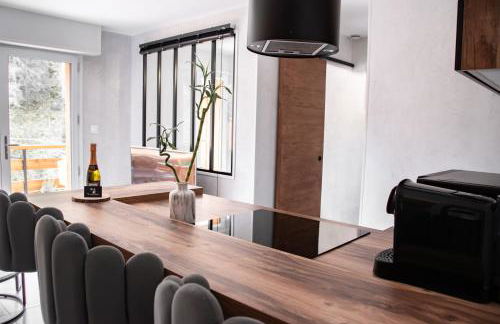 Studio cabine Au Loup Blanc avec vue Mont Blanc - Foto 11