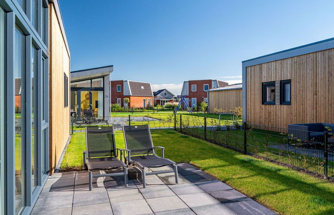 Modern Chalet With Beautiful Terrace, in Friesland - Foto 15