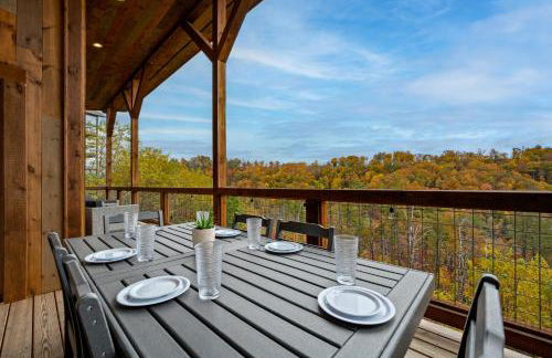 The Overlook - '21 Cabin - Gorgeous Unobstructed Views - Fire Pit Table - GameRm - HotTub - Xbox - Lots of Bears - Foto 36