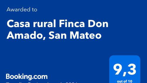 Casa rural Finca Don Amado, San Mateo - Photo 2