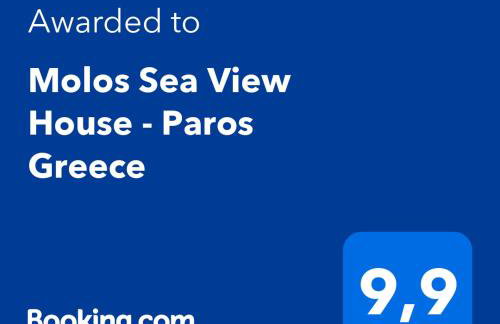 Molos Sea View House - Paros Greece - Photo 2