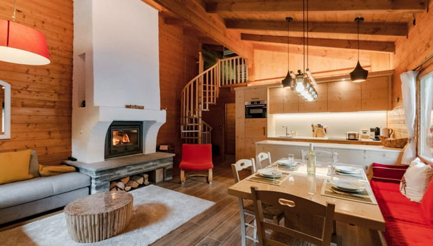 Chalet Soleada - Foto 4, Wohnbereich