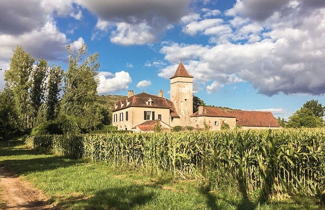 Historic Mansion by River Cenevieres - Foto 36