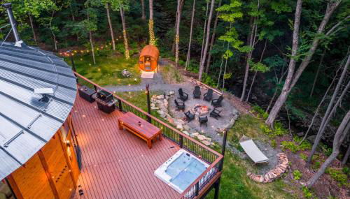 Mount Snow Yurt - Hot Tub, Wood Stove, WiFi, EVcharger - Foto 5