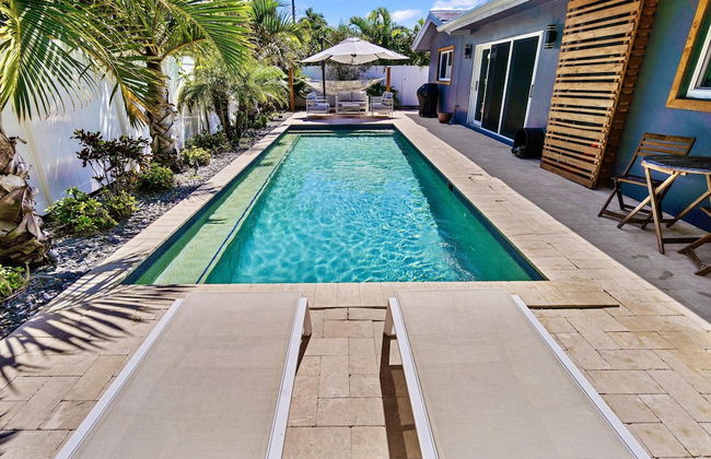 Beach Bliss 10 Mins to Waves 3BR Oasis With Pool - Foto 45