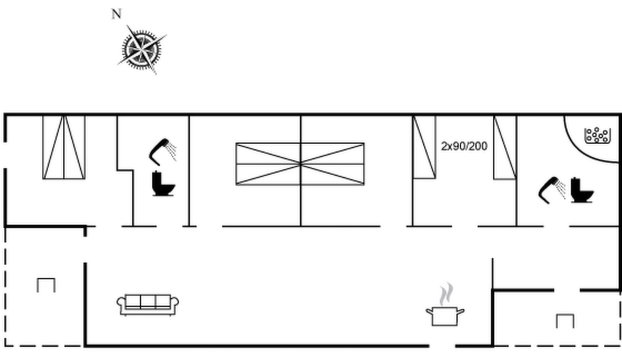 "Elso" - 600m to the fjord - Foto 2, Floorplan