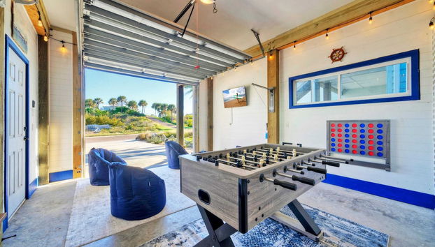 Private Pool Retreat Walk to Beach 2 Living Spaces + Game Room for Groups - Foto 5, Interior