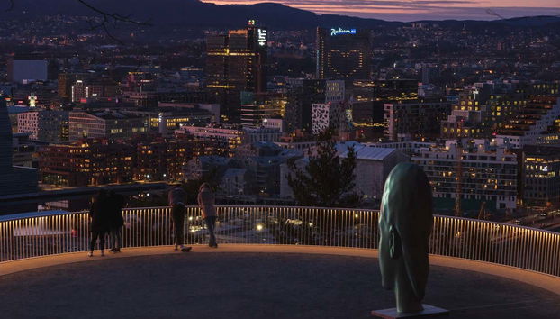 Vista de Oslo a partir do Ekebergparken