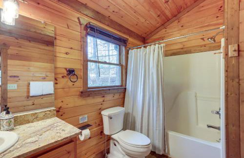 Secluded Cherry Log Cabin with Hot Tub and Swings! - Photo 26