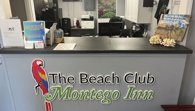 Mostrador de check-in y check-out