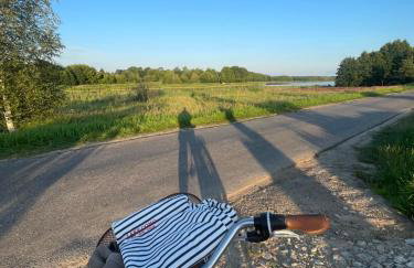 Rumiane pola - stodoła na Mazurach z widokiem na jezioro - Foto 74