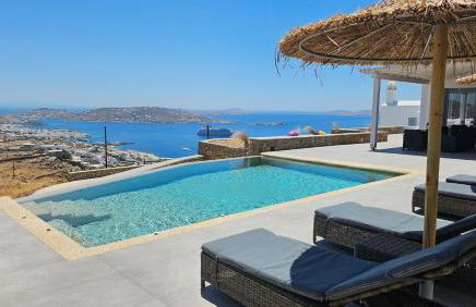 Aether Mykonos 3BR Villa with Serene Port & Town Views - Foto 7